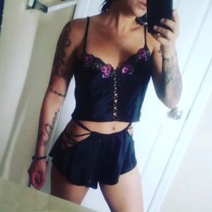 Medium pajama set from Victorias Secret.